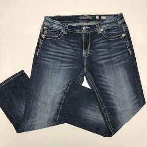 Miss me mid rise easy crop jeans size 32